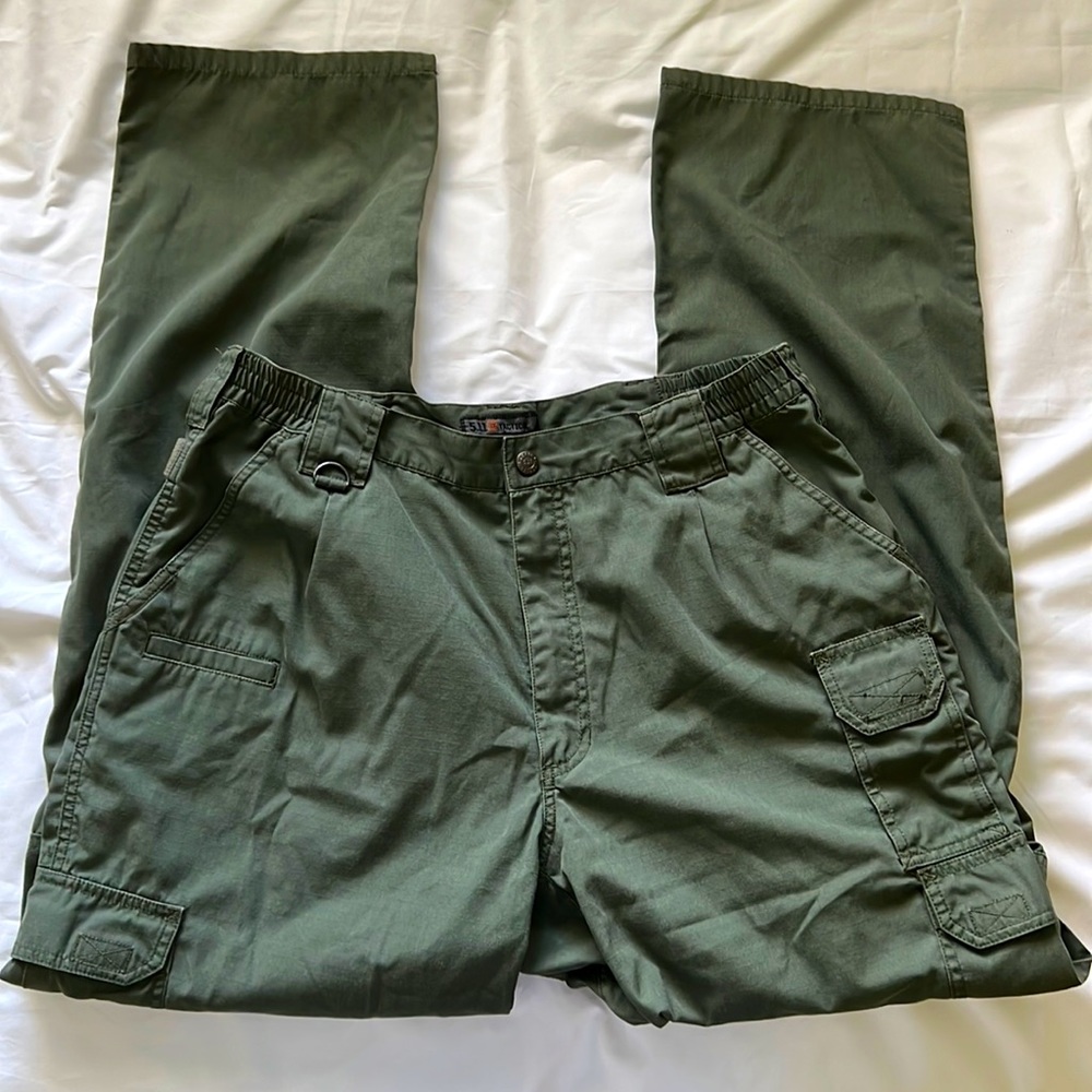 5.11 tactical army green cargo pants